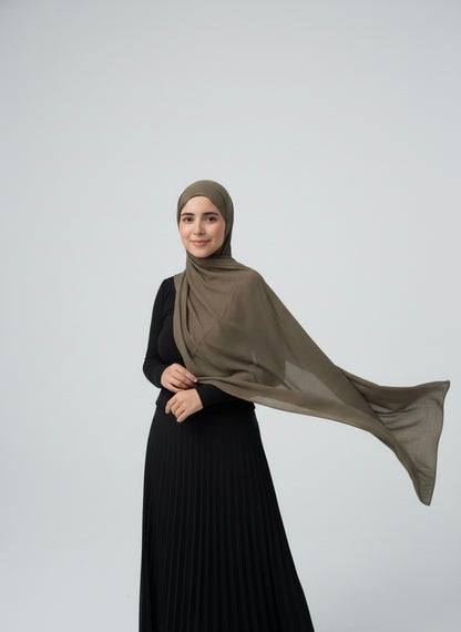 Forest Aura - Modal Hijab & Undercap Set