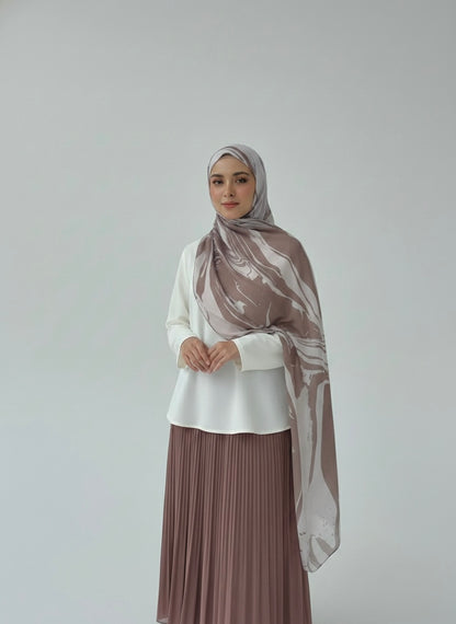 Sandstone Swirl - Printed Modal Hijab