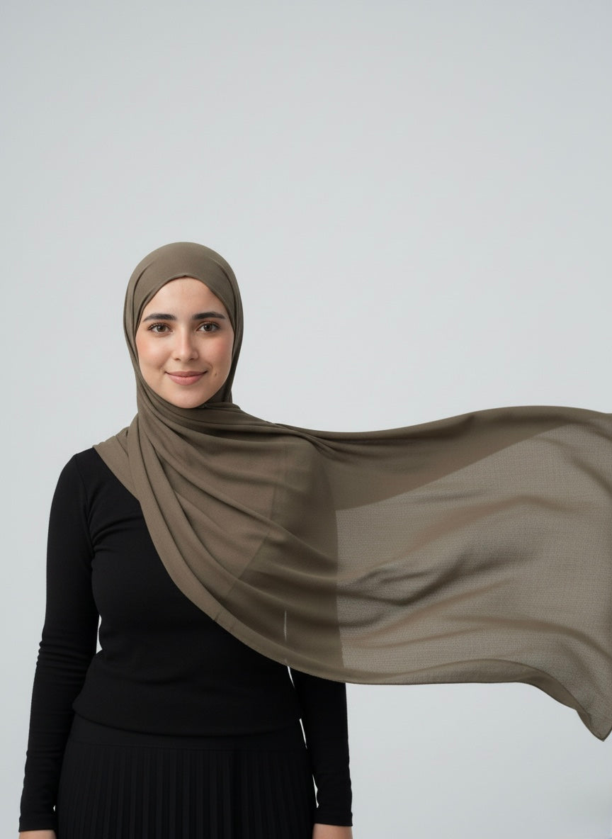 Forest Aura - Modal Hijab & Undercap Set