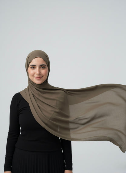Forest Aura - Modal Hijab & Undercap Set